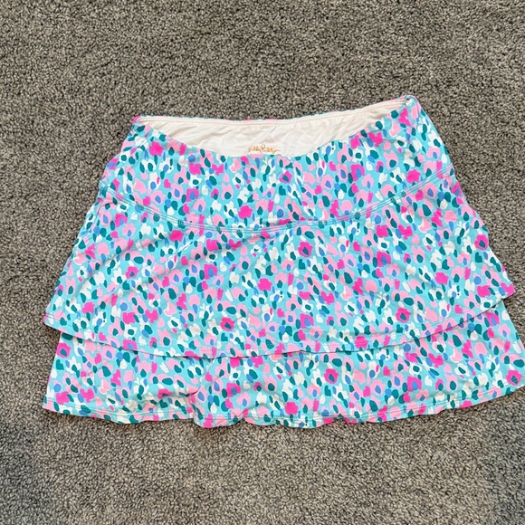 Lilly Pulitzer Blue and Pink skirt - Picture 1 of 4